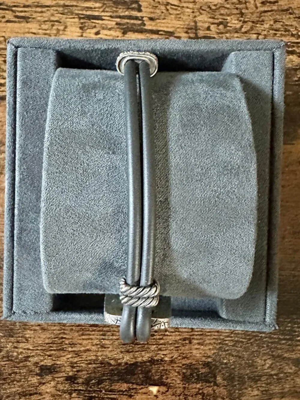 David Yurman Naturals Rhino Bracelet w/ Sterling Silver & 18K Yellow Gold - RARE